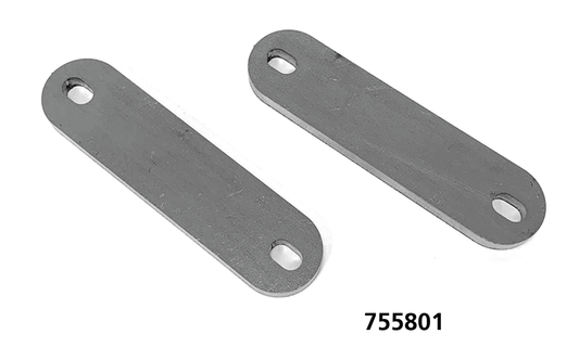 Flat Steel 100x25x6mm w/6.5mm slots