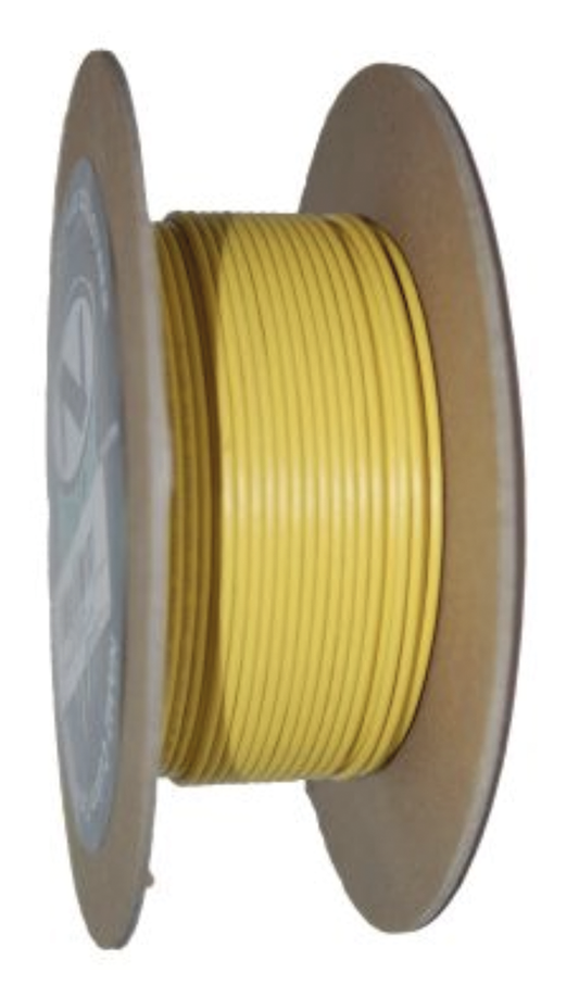 18-Gauge YELLOW 100' Spool Primary Wire