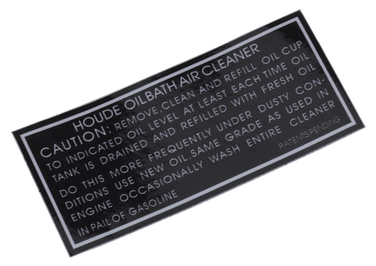 Transfer round HOUDE oil bath cleaner