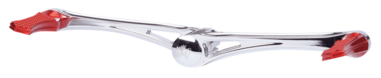 DIAMOND HEEL/TOE SHIFT KIT CHR W/ RED PE