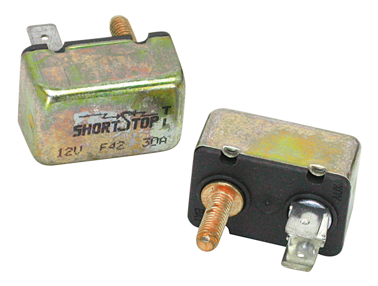 Dual output circuit breaker assy 30 Amp.