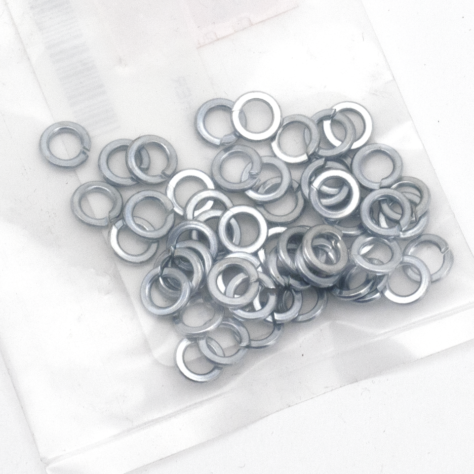 50pck lock washer 3/16" zinc