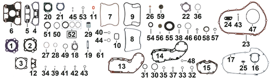 20Pck Washer rocker cover