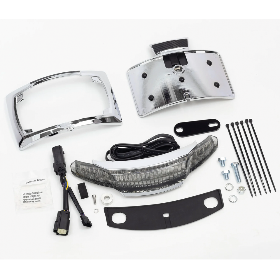 Chr Pl. Holder/Tail Smo/Red FLH/T14-Up