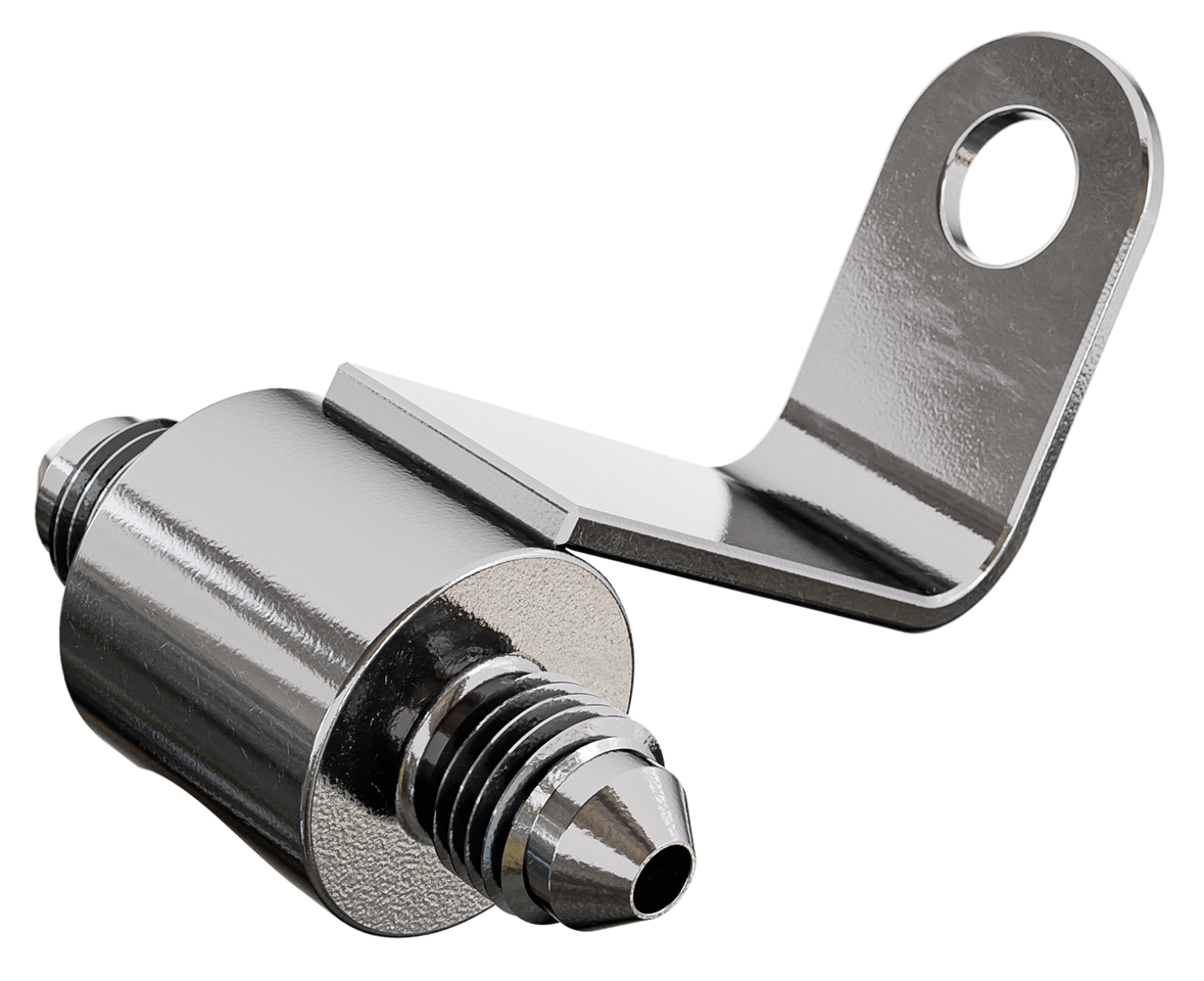 Rear Brake Line Tee SS for Softail