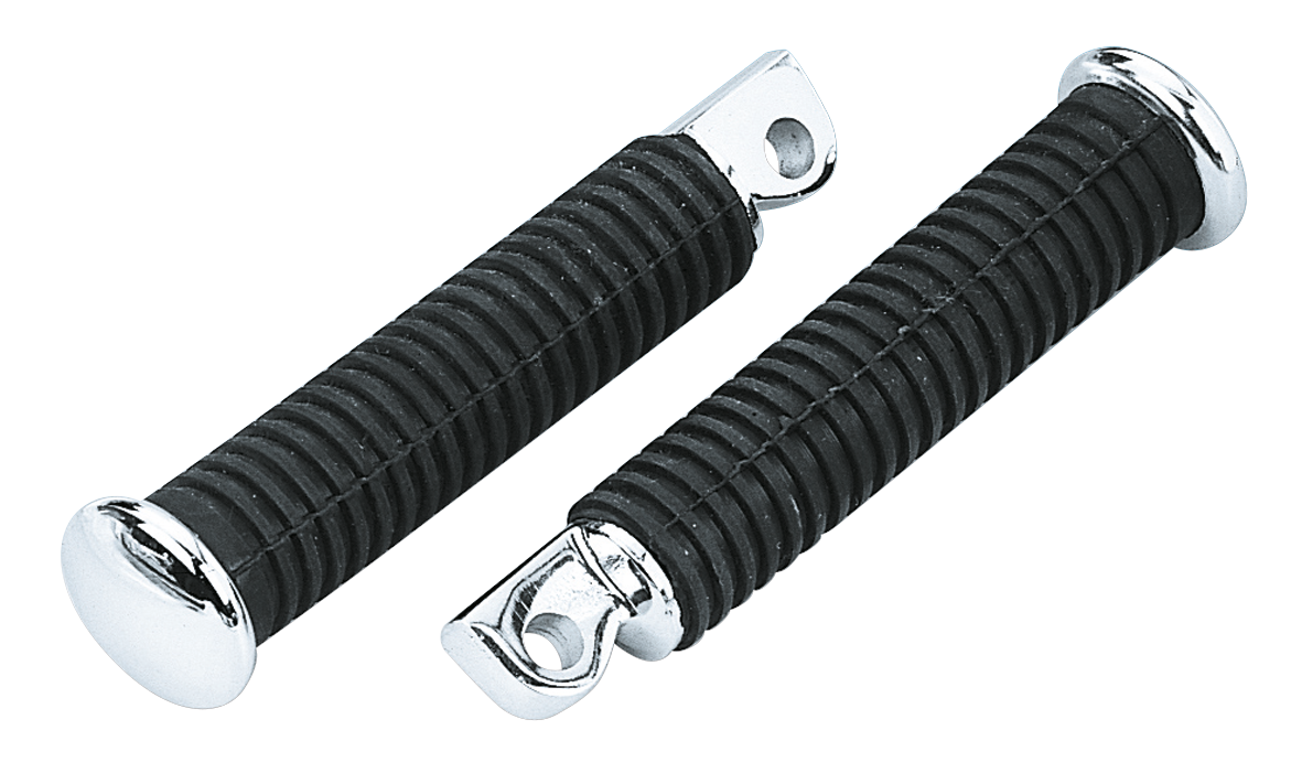 GZP Footpeg set with chrome end cap
