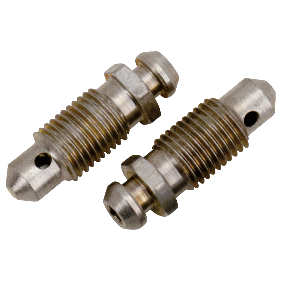 Colony zinc brake bleeder nipples, set/2