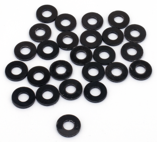 25pck Nylon Washer 1/4"x9/16"x1/16"