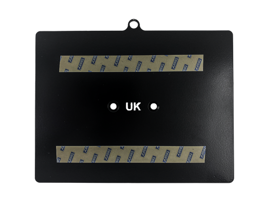 Blk Licence plate UK