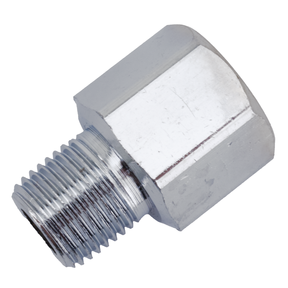 Chrome 1/8 male & female adapter