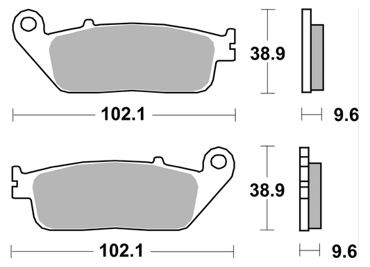 SBS HS Brake pads Victory & Indian