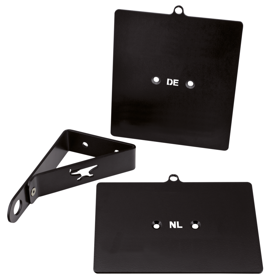 Blk Licence plate Spain