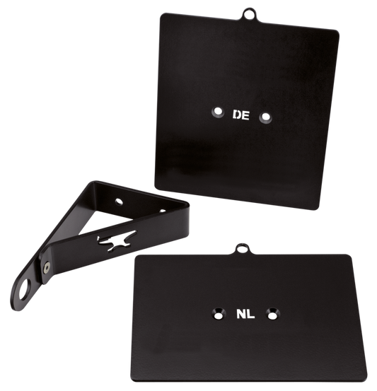 Blk Licence plate Spain