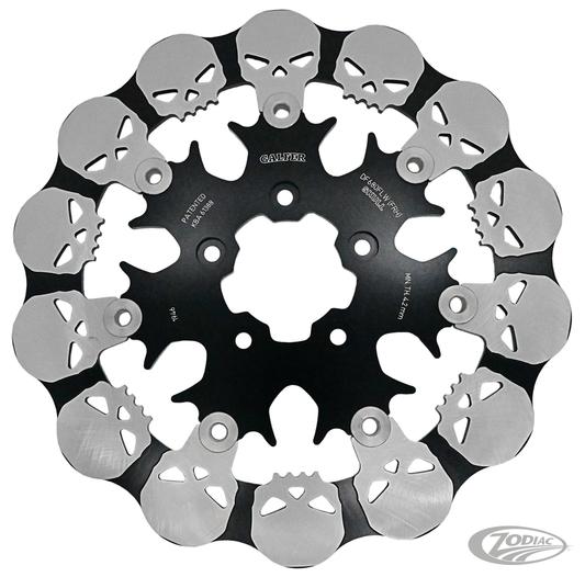 Galfer Skull floating disc 11.5" Front