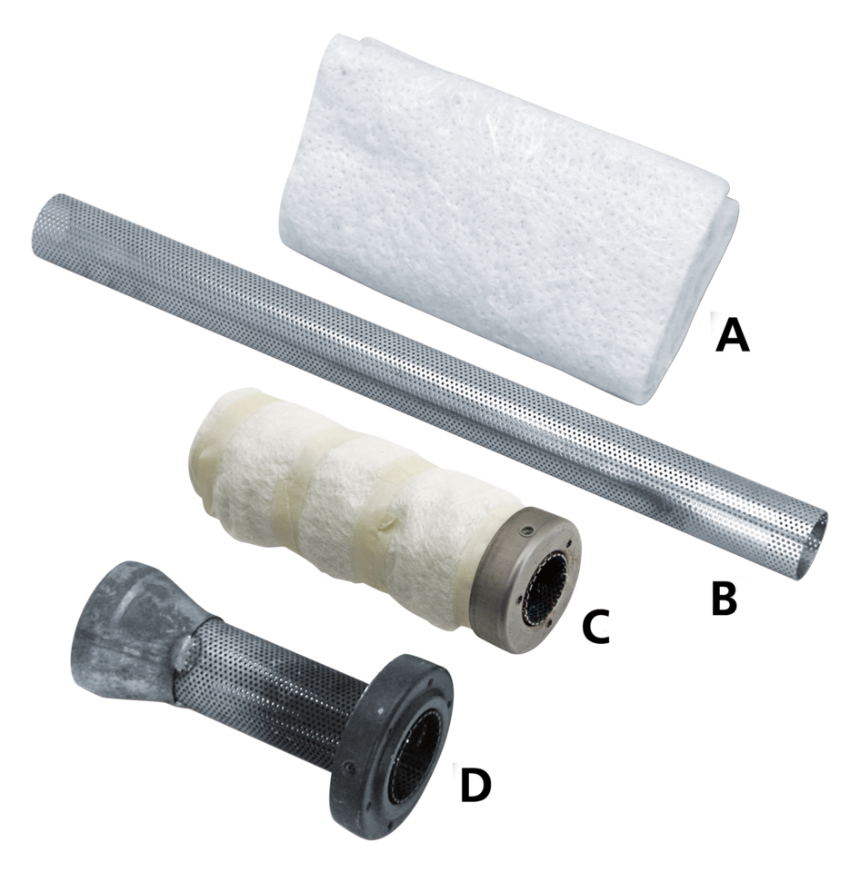 Supertrapp glasfiber repack 4"