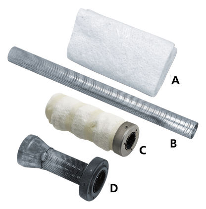 Supertrapp glasfiber repack 4"