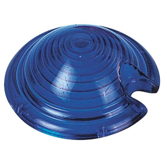 GZP Bullet light lens plastic blue