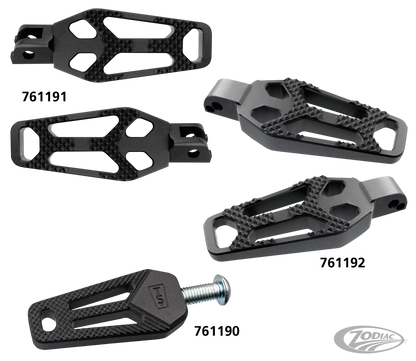 Crook Series Passenger Footpegs ST18-Up