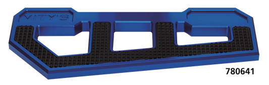 RACING FLOORBOARDS BLUE W/ DIAMOND BLACK