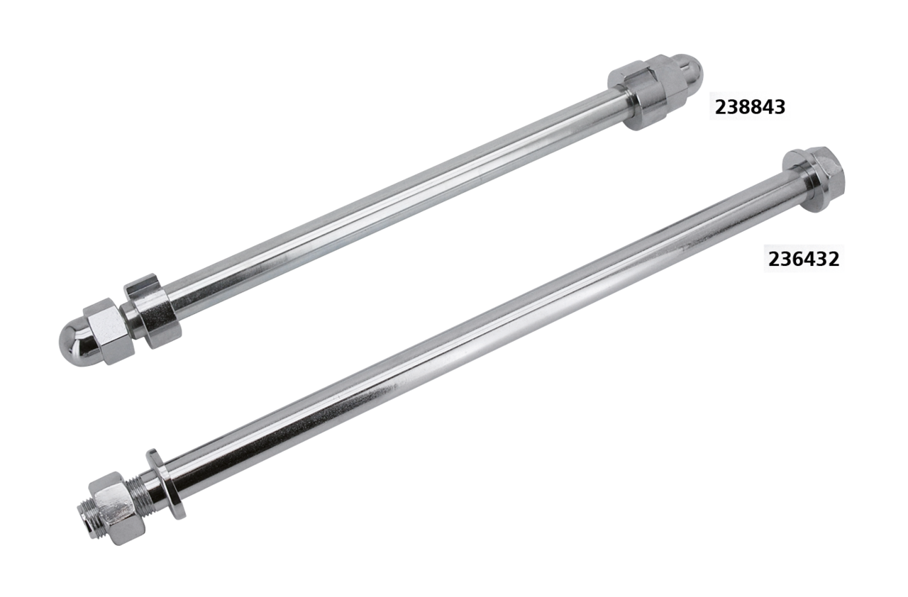 Axle w/nut RSD swing arm 3/4" x 470 mm