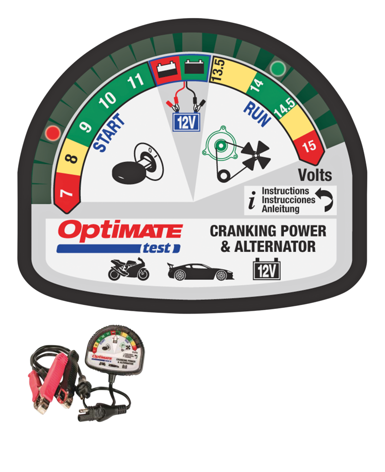 Optimate Crank power & alternator tester