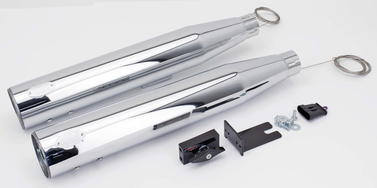 MCJ Royal Slip-Ons FLSTF17 Chrome