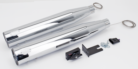 MCJ Royal Slip-Ons FLSTF17 Chrome