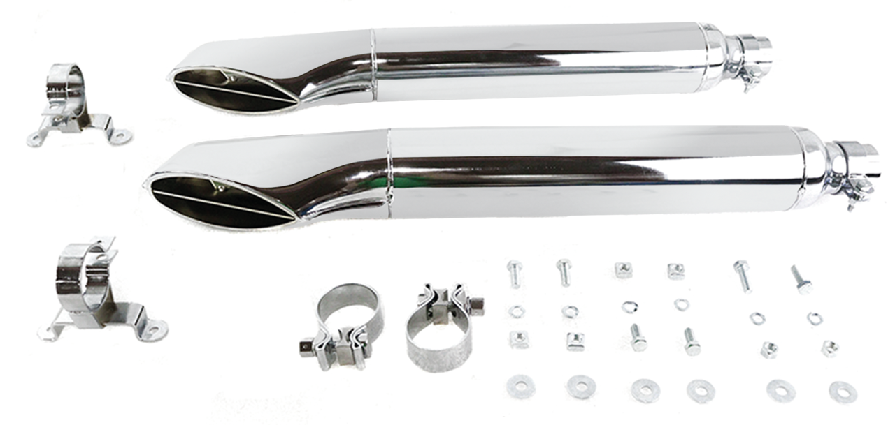 1968 Style Turn-Outs Chrome FLT95-16