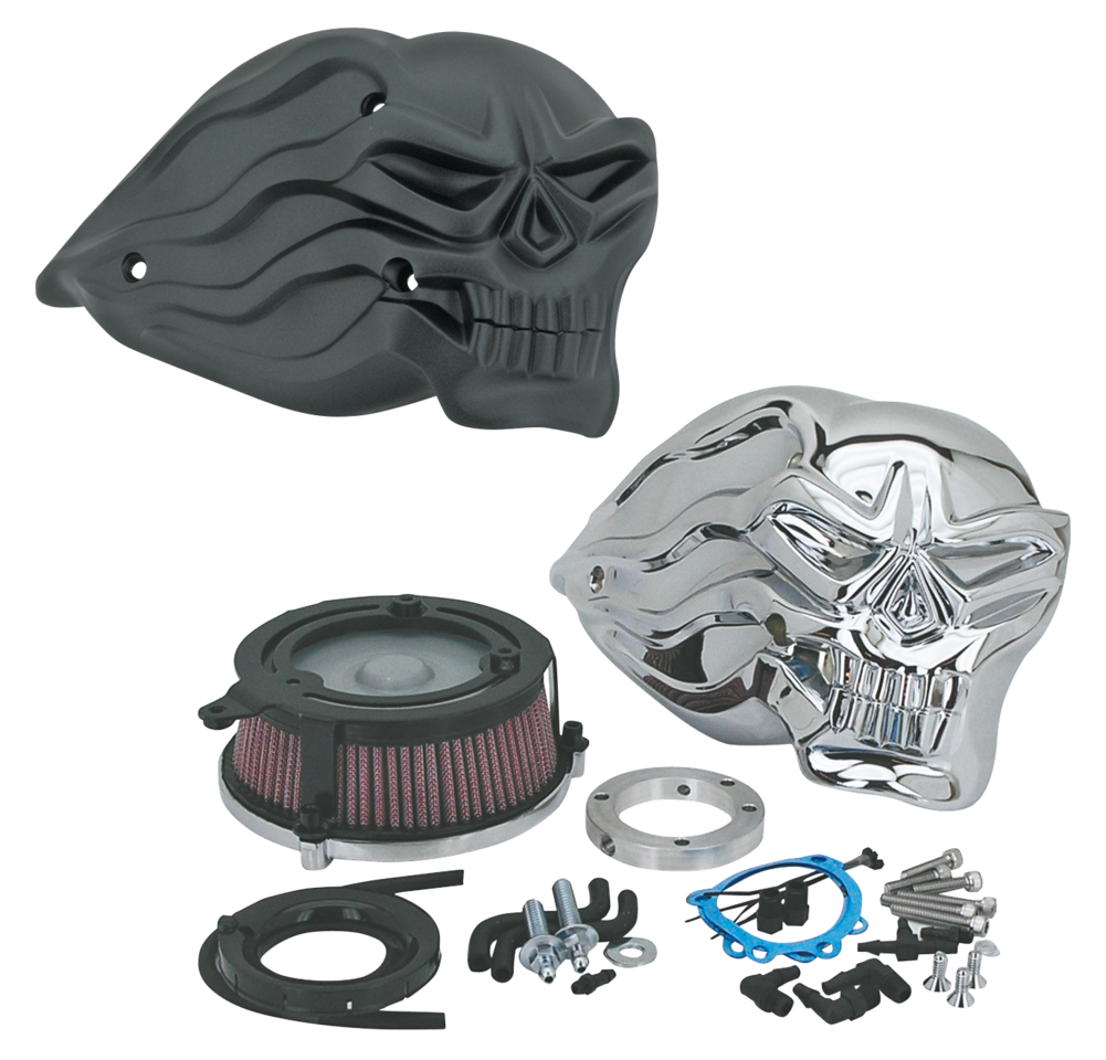 GZP Chr Flying Skull A/C kit XL91-06