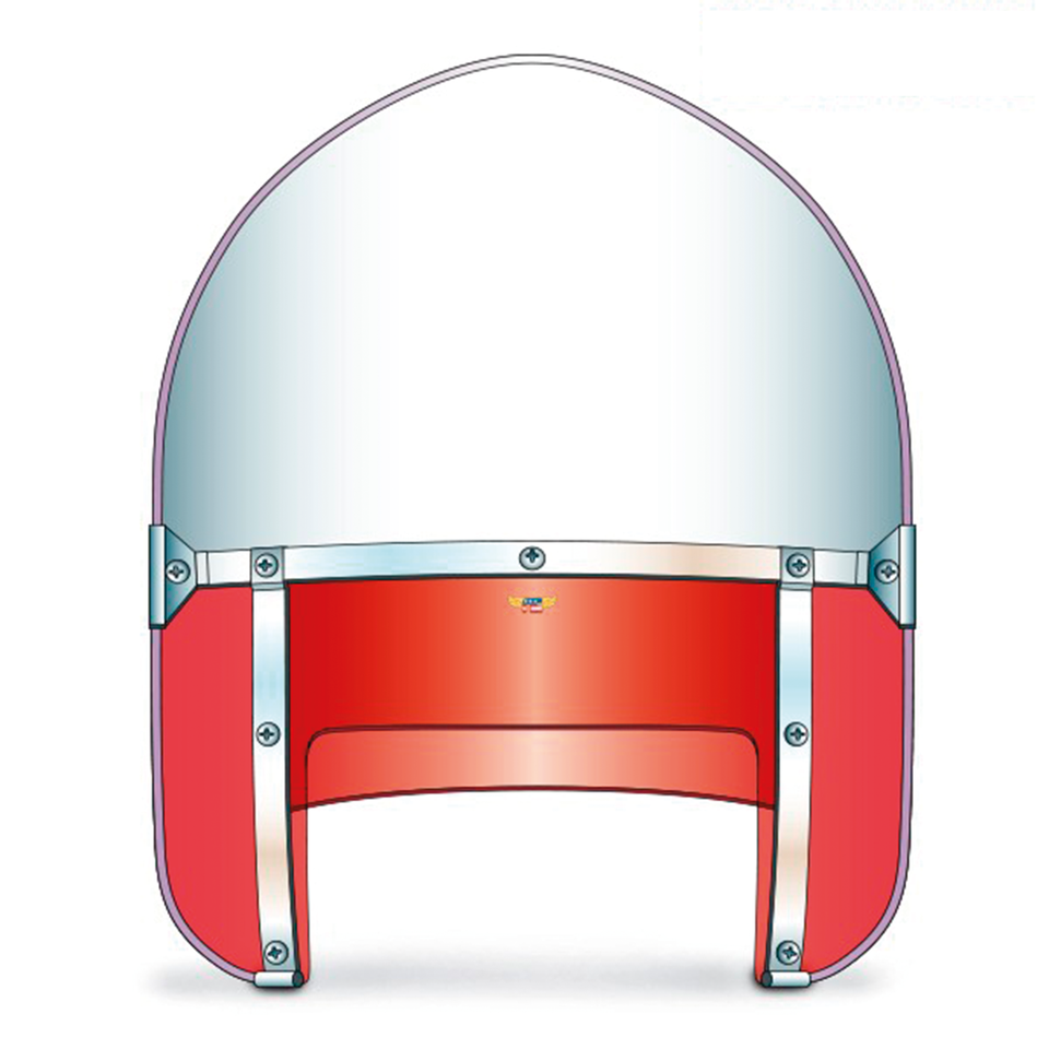 NC Heritage 5-Bolt HD Peaked Top Red