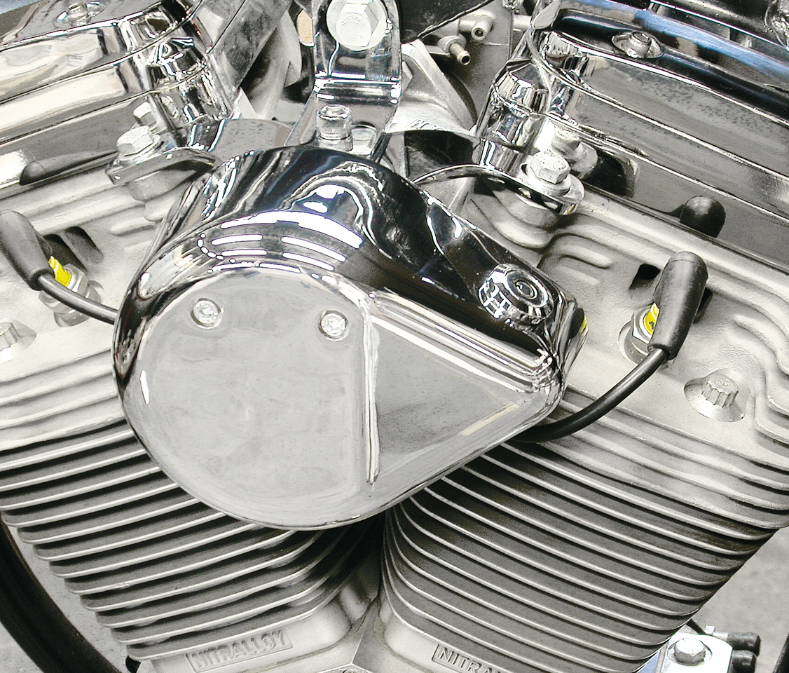 GZP Chrome Alum.Teardrop FXR coilmount/c