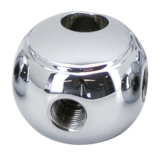 GZP Chr fr round brake tee 2x3/8-24+1x1/