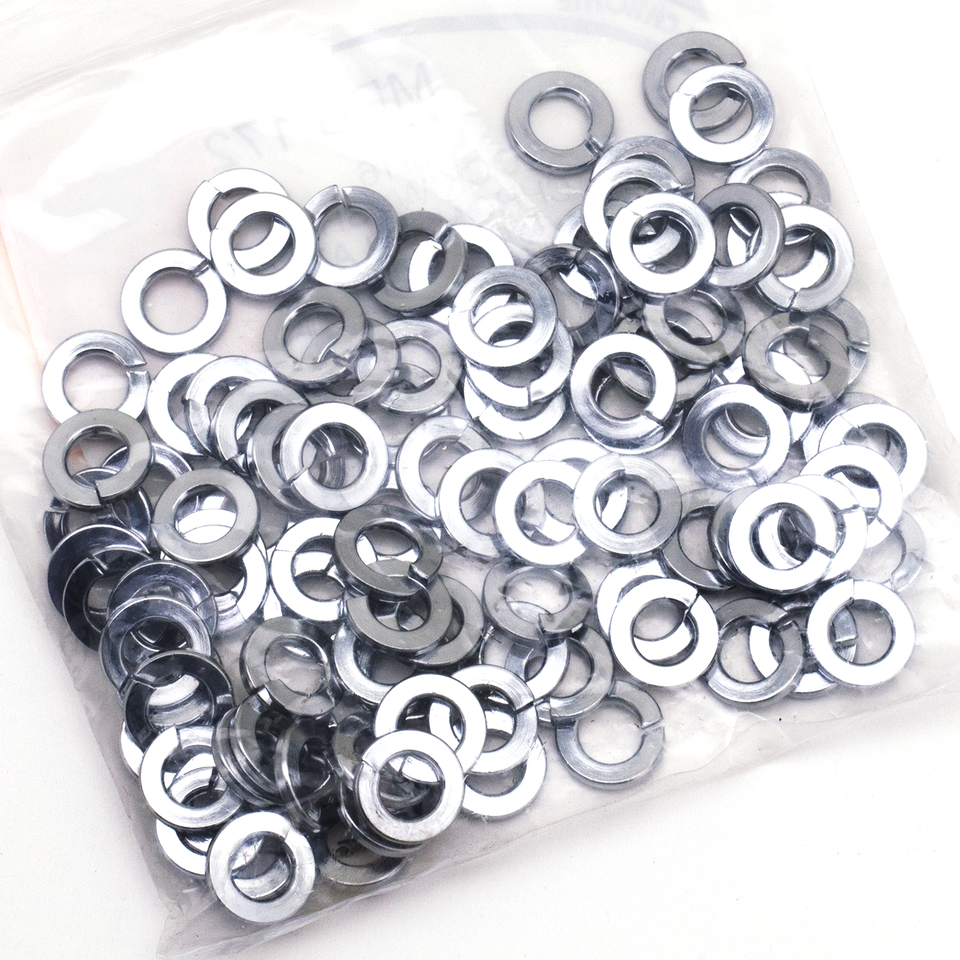 100pck Chrome lock washer 5/16