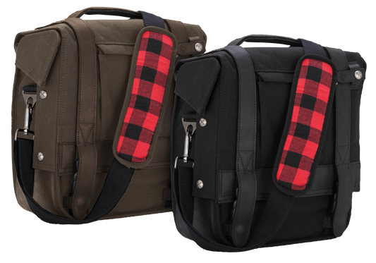Burly Voyager Single Saddlebag Dark Oak