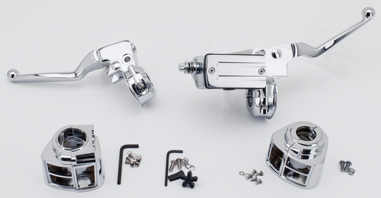GZP Chrome H/B control kit 82-95 11/16"