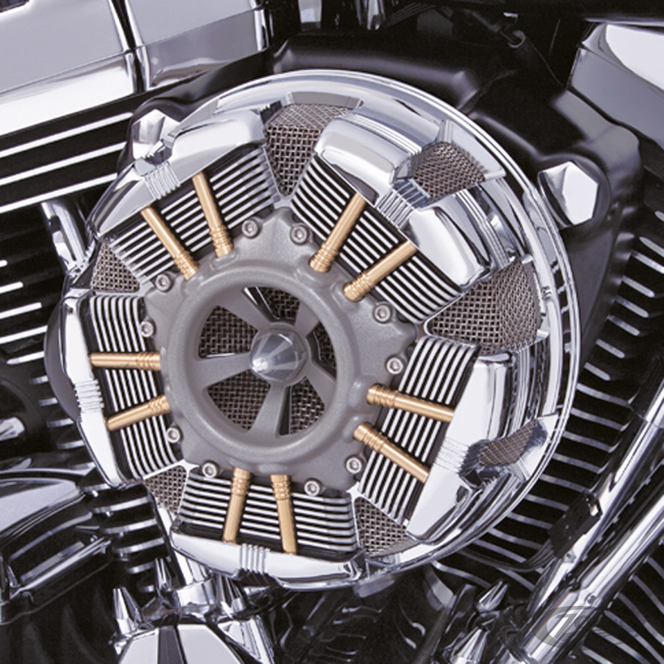 RADIAL AIR CLEANER CHROME FLH/T08-16