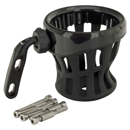 Cup holder perch mount black