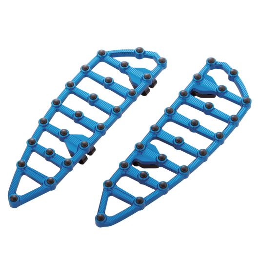 Ness MX Billet Floorboards - Blue