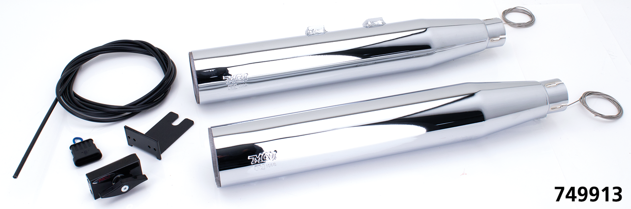 MCJ Royal Slip-Ons FLSTN05-06 Chrome