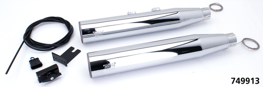 MCJ Royal Slip-Ons FLSTN05-06 Chrome