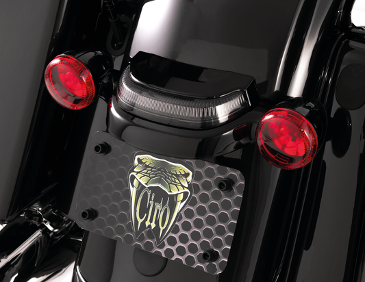 Crown Lightstrike taillight black/smoke