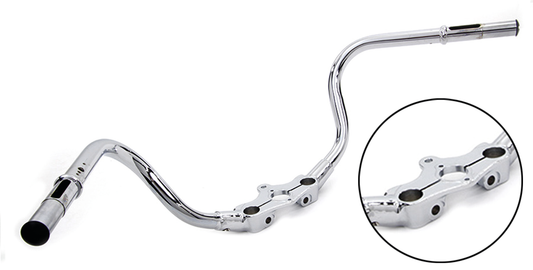 Speedster Inline Handlebar Chrome 36-45