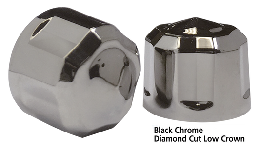 Diamnd Cut Bolt capset Blk Chr TC99-17