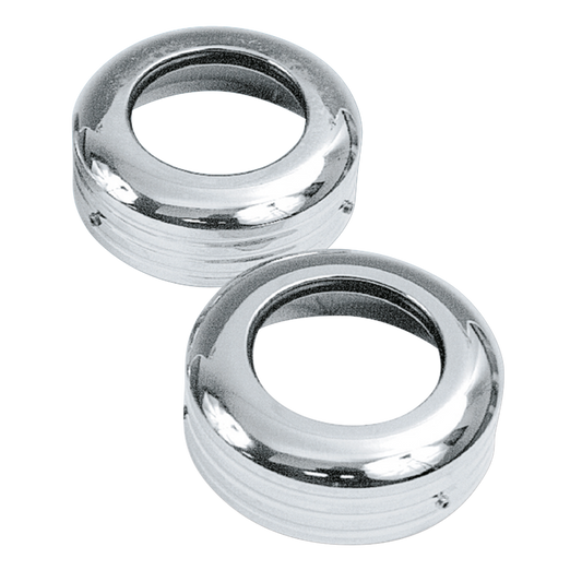 Fork leg dust Covers Ball milled chr set