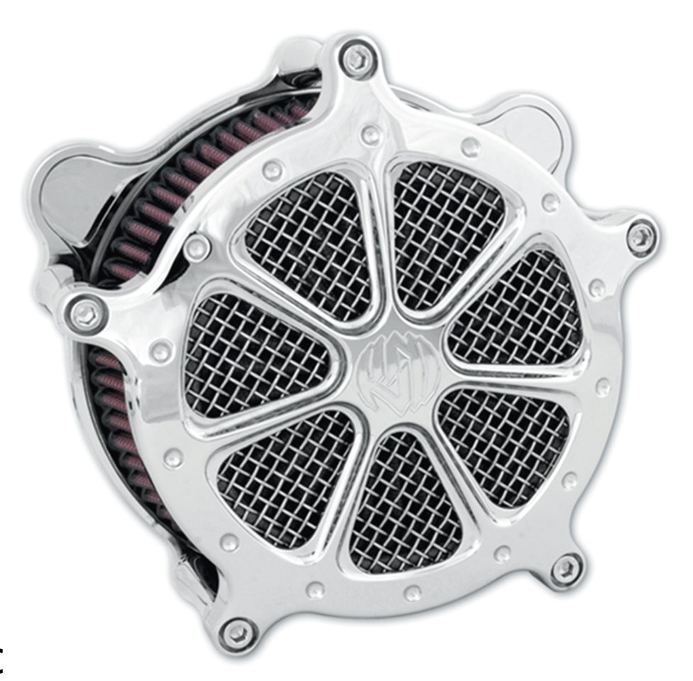 SPEED 7 AIR CLEANER CHROME FLH08-UP