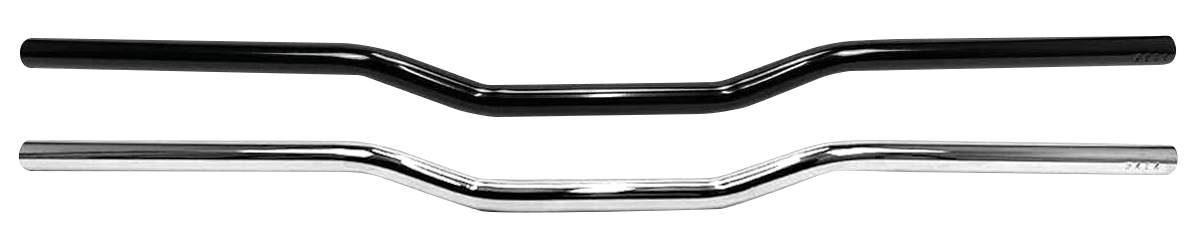 1" Handlebars Flat Cross BLK no dimpled