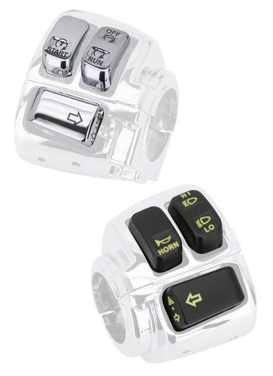 GZP Blk LED swtchkit w/radio+crse FL07up