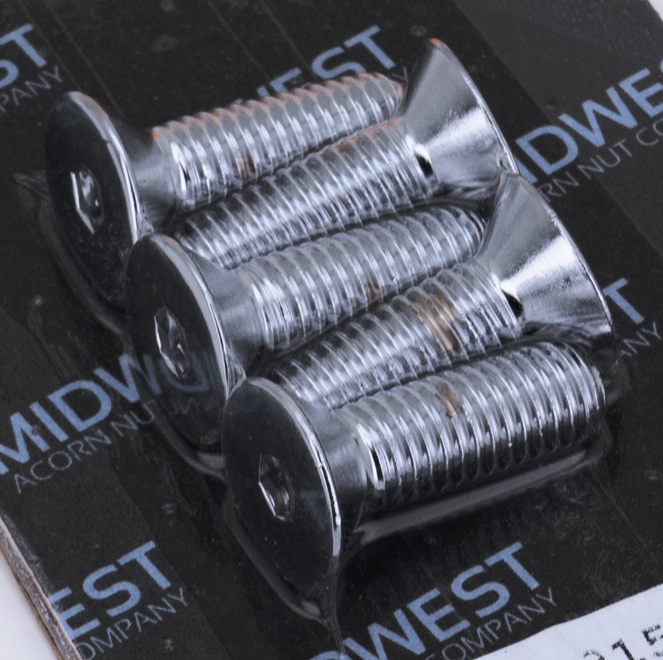 Chrome disc screws BT78-92 RR cast wheel