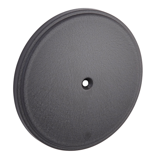 STG-II 7" STEEL COVER, SMOOTH, BLACK