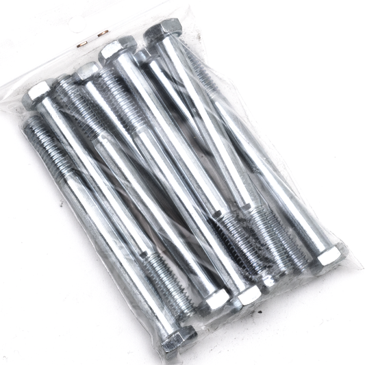 10pck hex bolt 5/16-18x3-1/2" UNC zinc